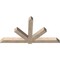 Ekena Millwork Kennewick Smooth Timber Gable Bracket, Douglas Fir, 84"W x 45"H x 5 1/2"D x 5 1/2"F, 13/12 Pitch GBW084X45X0606KEN00SDF - alternate 3